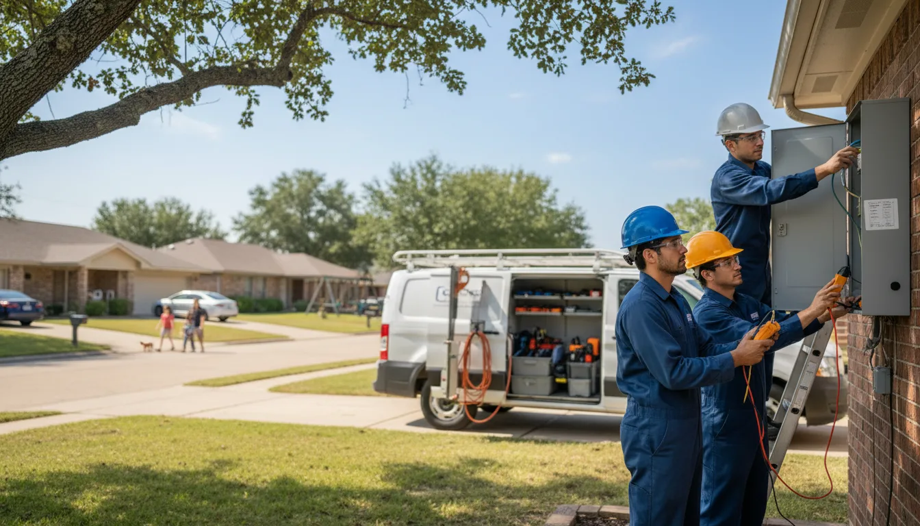 Certified electrician providing emergency electrical services in Sussex, WI
